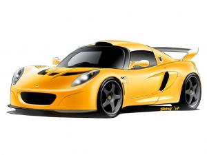 Lotus Exige GT Concept Road Vehicle 2007 года